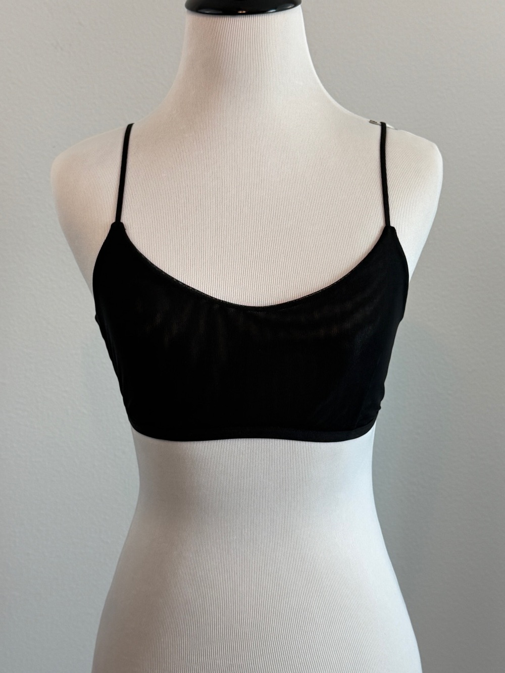 ALO Yoga Black Bralette with Thin Straps